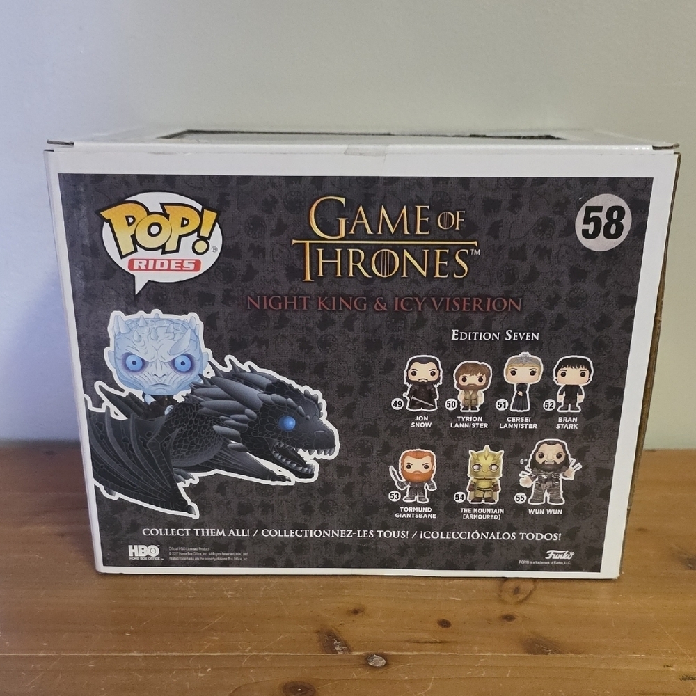 Funko Pop! Rides Night King & Icy Viserion Figure - Picture 3 of 6